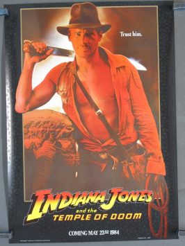 INDIANA JONES and the TEMPLE of DOOM 1984 Teaser One-Sheet Poster