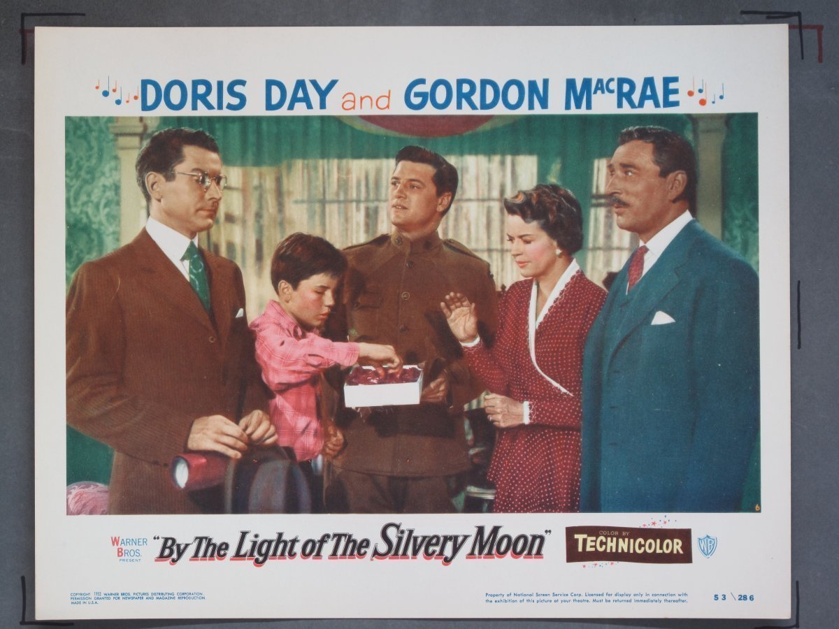 BY THE LIGHT OF THE SILVERY MOON 1953 Lobby Cards (8) - Image 3