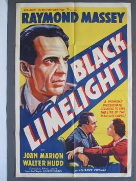 BLACK LIMELIGHT 1939 One-Sheet poster