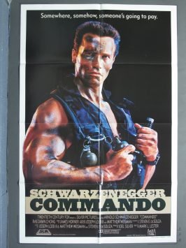 COMMANDO 1985 Original One-Sheet poster NSS style