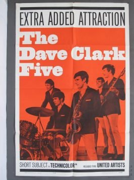 DAVE CLARK FIVE 1965 One-Sheet poster