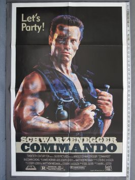 COMMANDO 1985 Original One-Sheet poster Studio style