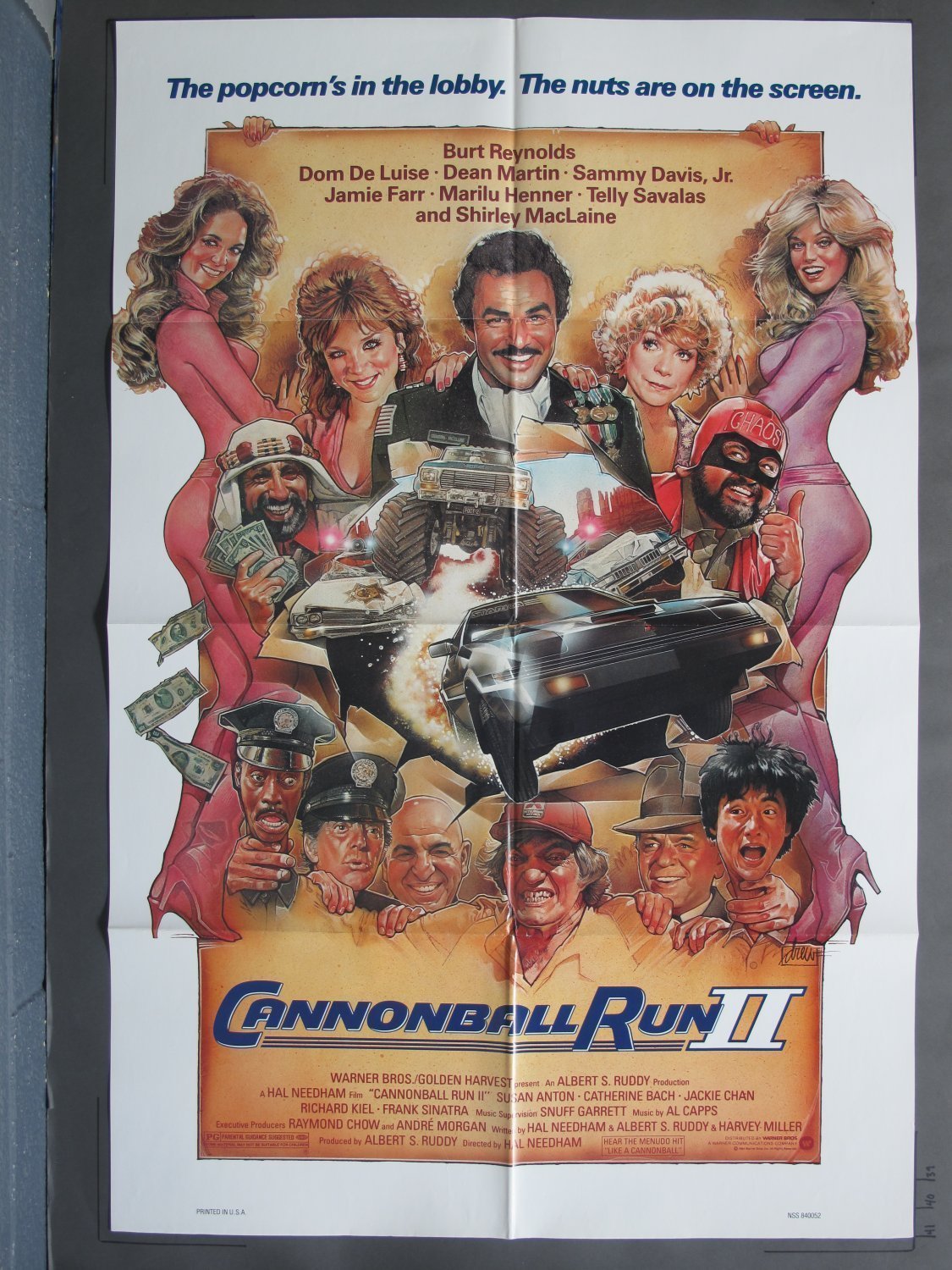 CANNONBALL RUN II 1984 One-Sheet poster