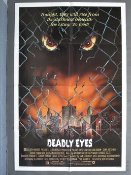 DEADLY EYES 1983 One-Sheet poster