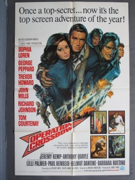 OPERATION CROSSBOW 1965 One-Sheet poster