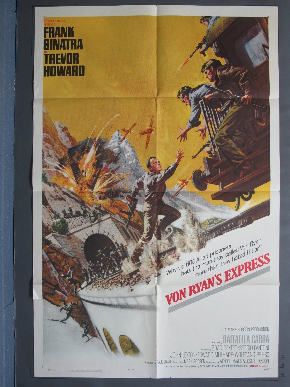 VON RYAN'S EXPRESS 1965 One-Sheet poster