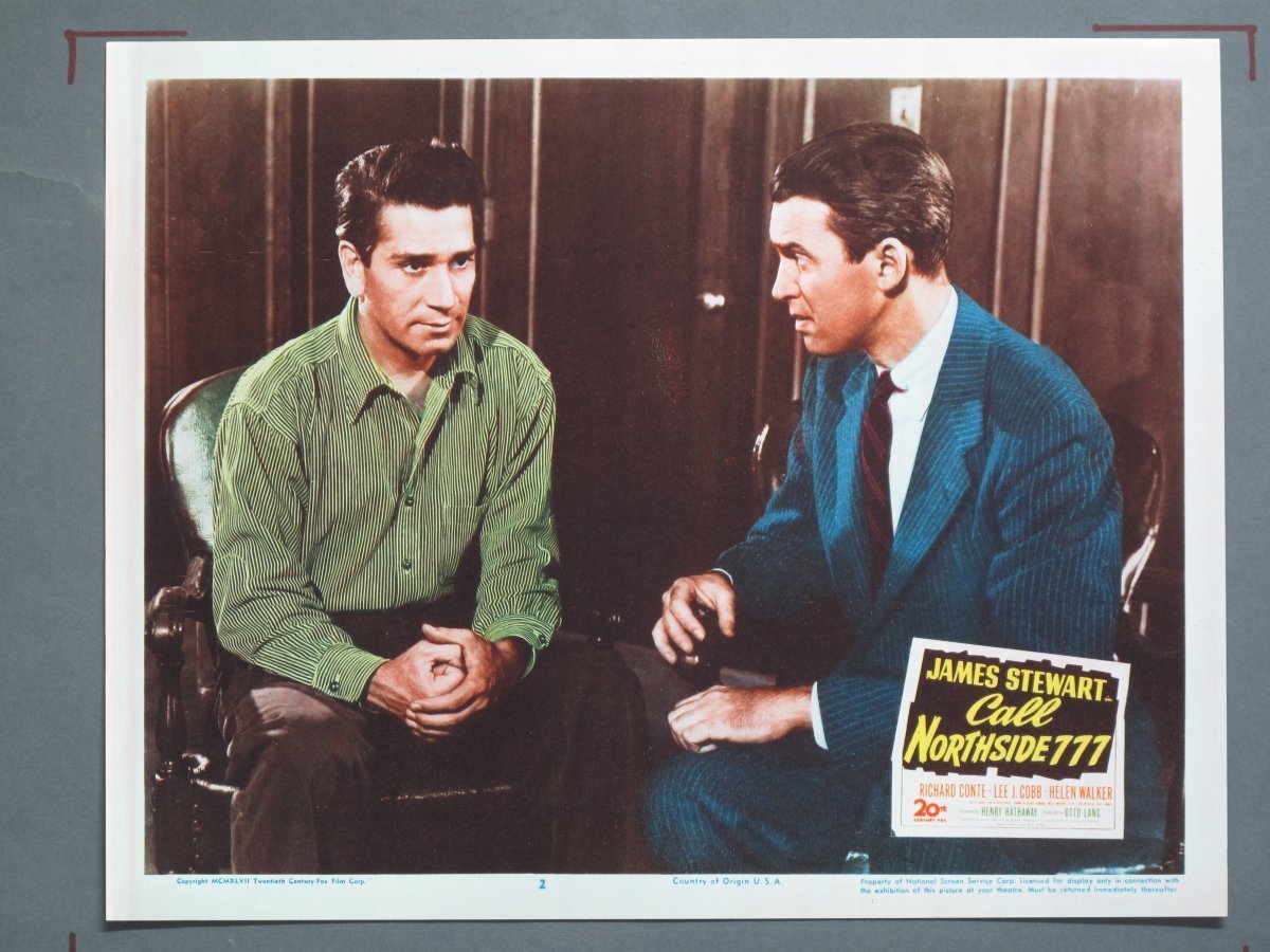 Call Northside 777 1948 Title Card + Lobby Cards (7) - Image 2