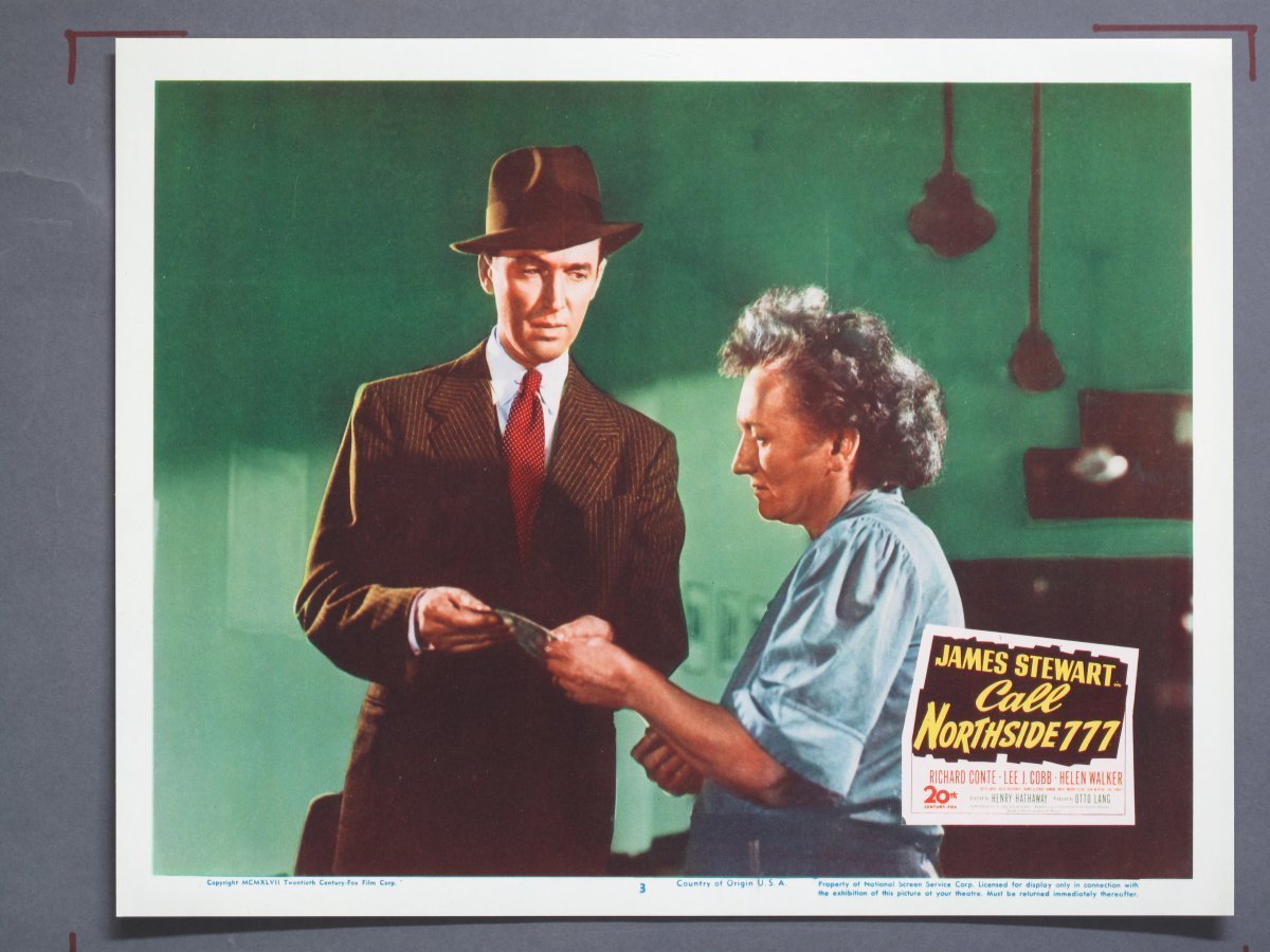Call Northside 777 1948 Title Card + Lobby Cards (7) - Image 3