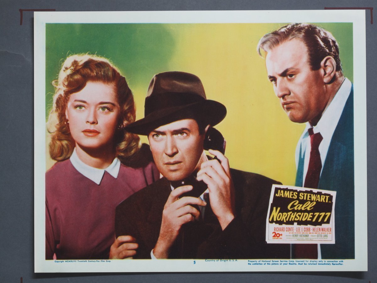 Call Northside 777 1948 Title Card + Lobby Cards (7) - Image 5