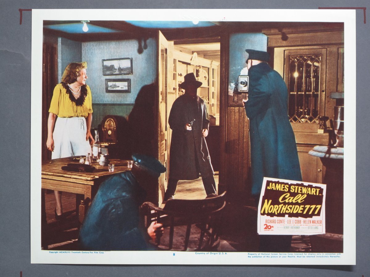 Call Northside 777 1948 Title Card + Lobby Cards (7) - Image 8