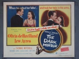 DARK MIRROR  1946 Title Card +4 Lobby Cards