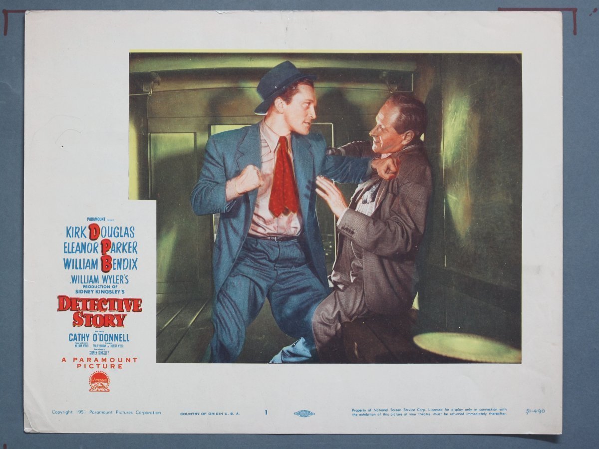 Detective Story 1951 Lobby Cards (8) - Image 2