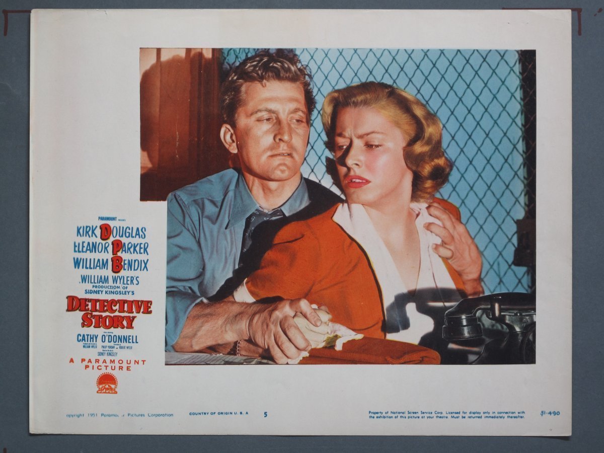 Detective Story 1951 Lobby Cards (8)