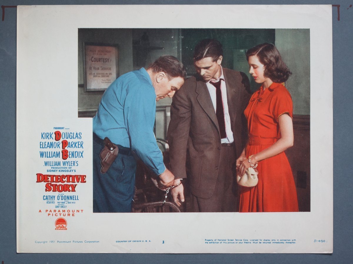 Detective Story 1951 Lobby Cards (8) - Image 4