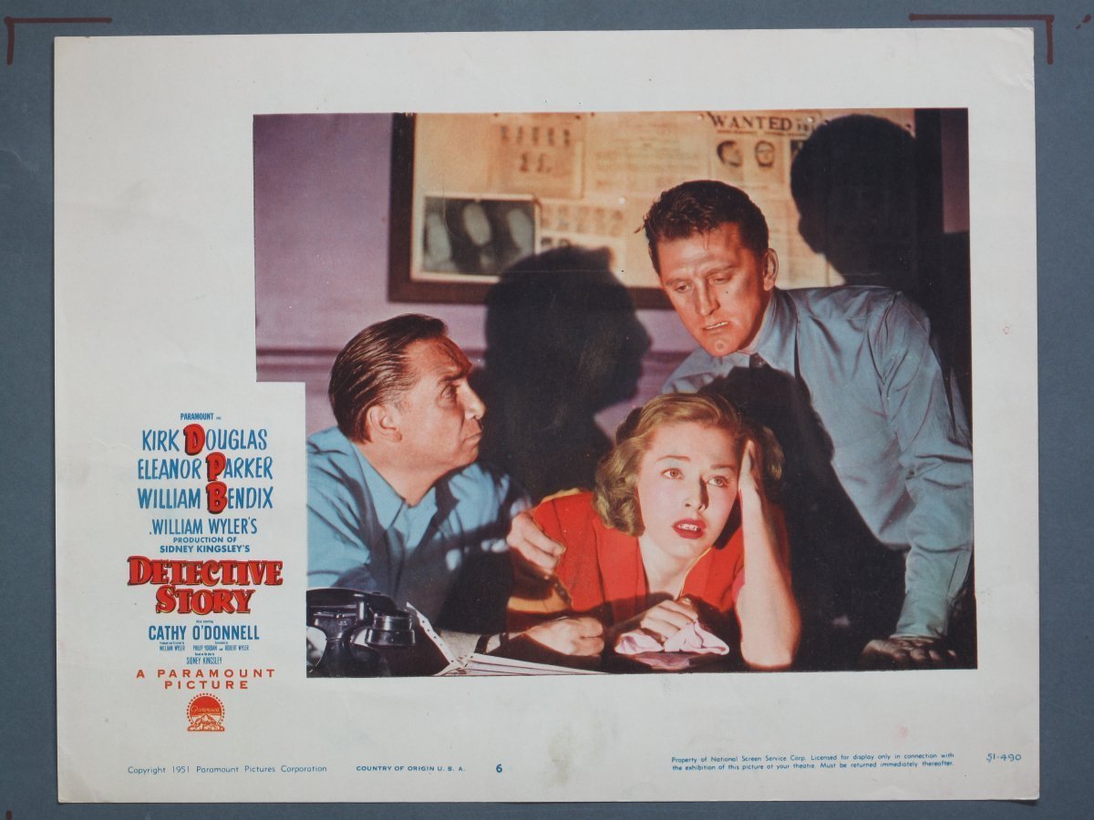 Detective Story 1951 Lobby Cards (8) - Image 6