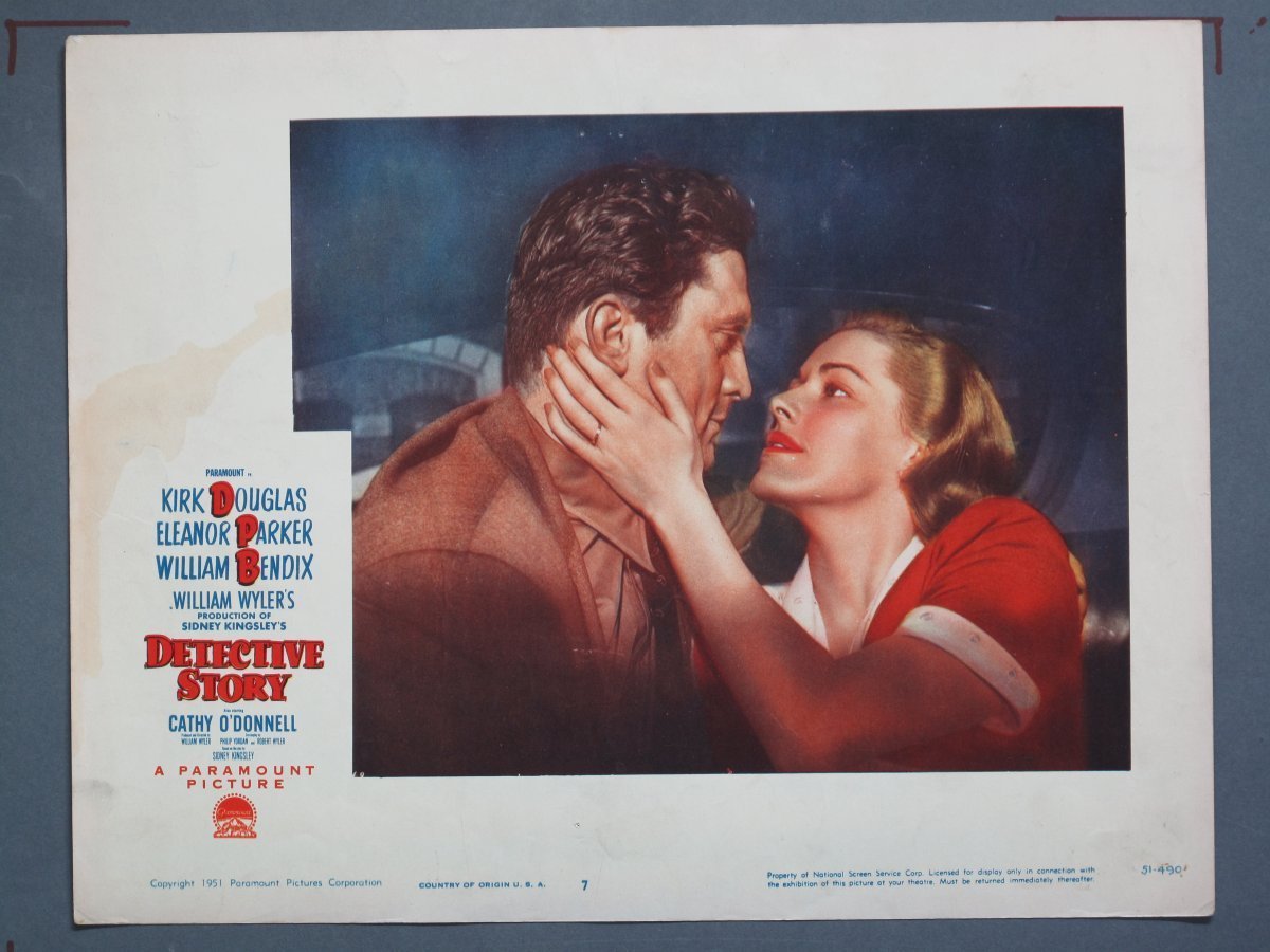 Detective Story 1951 Lobby Cards (8) - Image 7