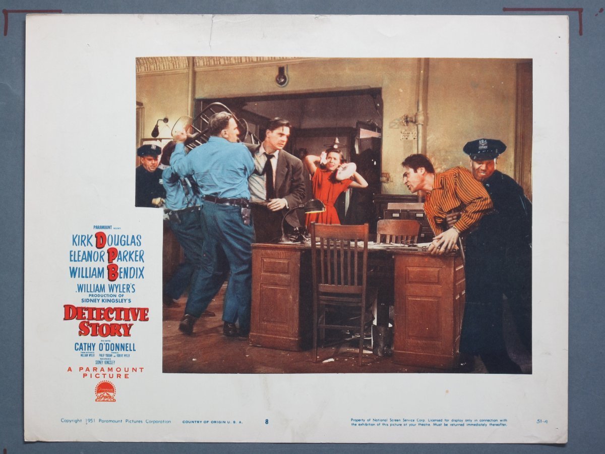 Detective Story 1951 Lobby Cards (8) - Image 8