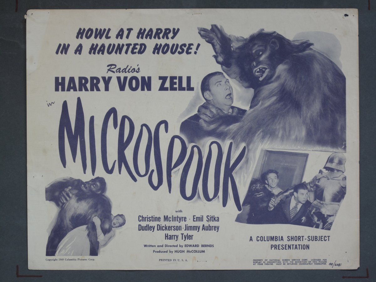 MICROSPOOK (Columbia) 1949 Title Card
