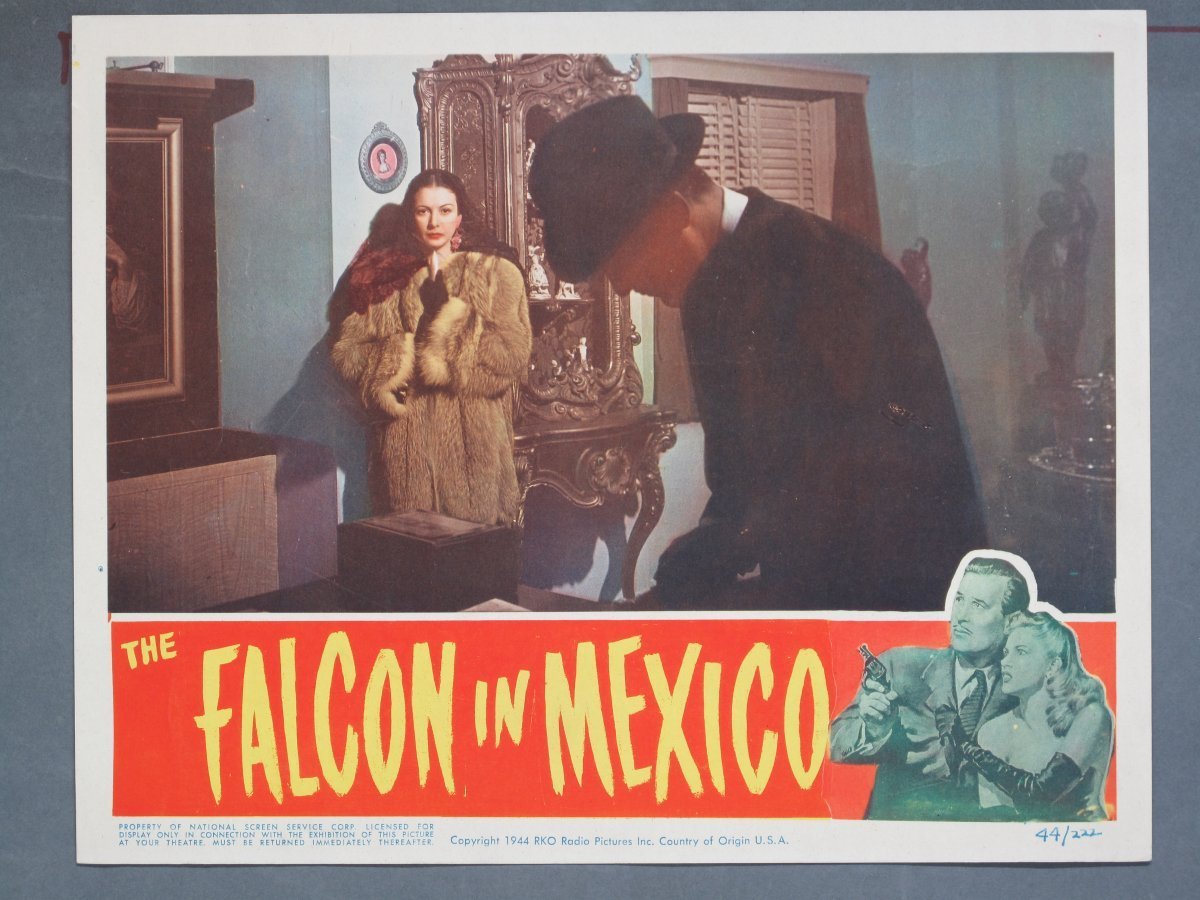Falcon in Mexico (RKO) 1944 Title Card +(6) Lobby Cards - Image 5