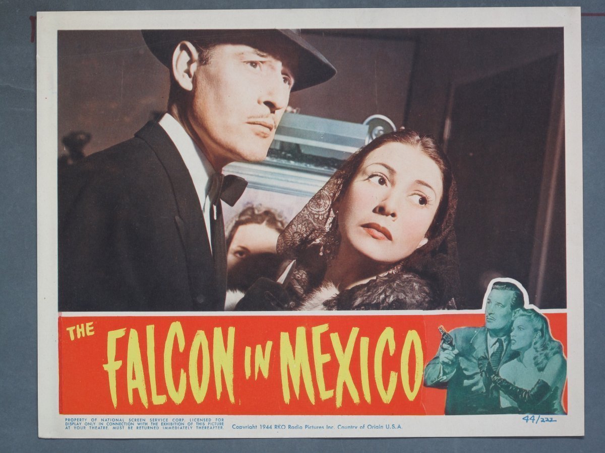 Falcon in Mexico (RKO) 1944 Title Card +(6) Lobby Cards - Image 6