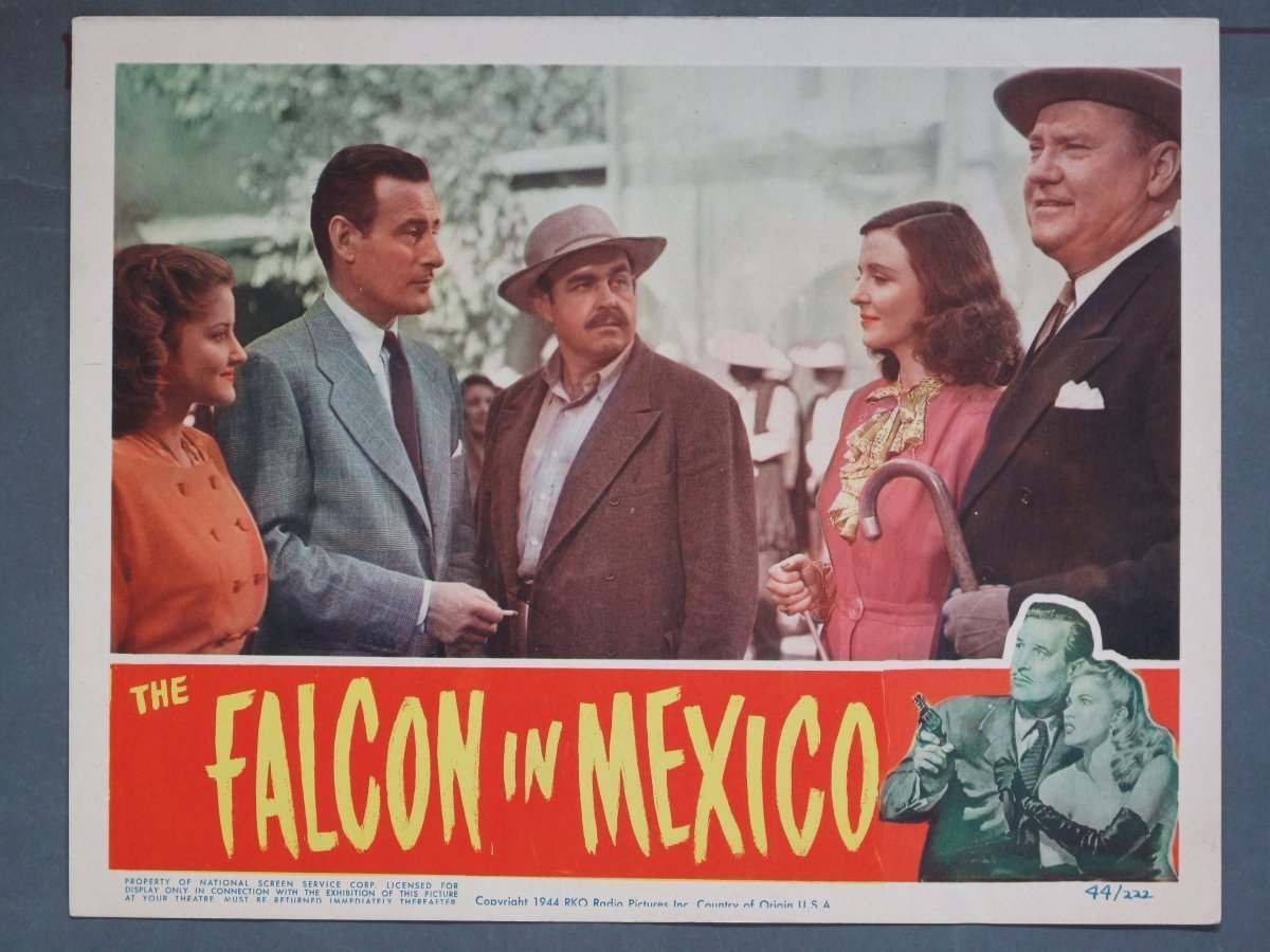Falcon in Mexico (RKO) 1944 Title Card +(6) Lobby Cards - Image 7