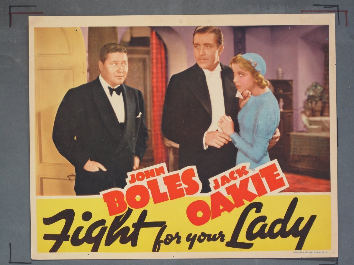 FIGHT FOR YOUR LADY (RKO) 1937 Title Card +(7) Lobby Cards - Image 3