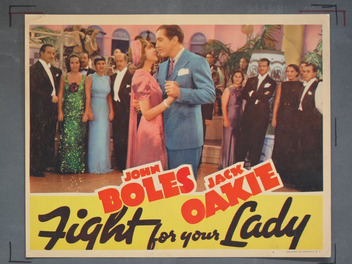 FIGHT FOR YOUR LADY (RKO) 1937 Title Card +(7) Lobby Cards - Image 4
