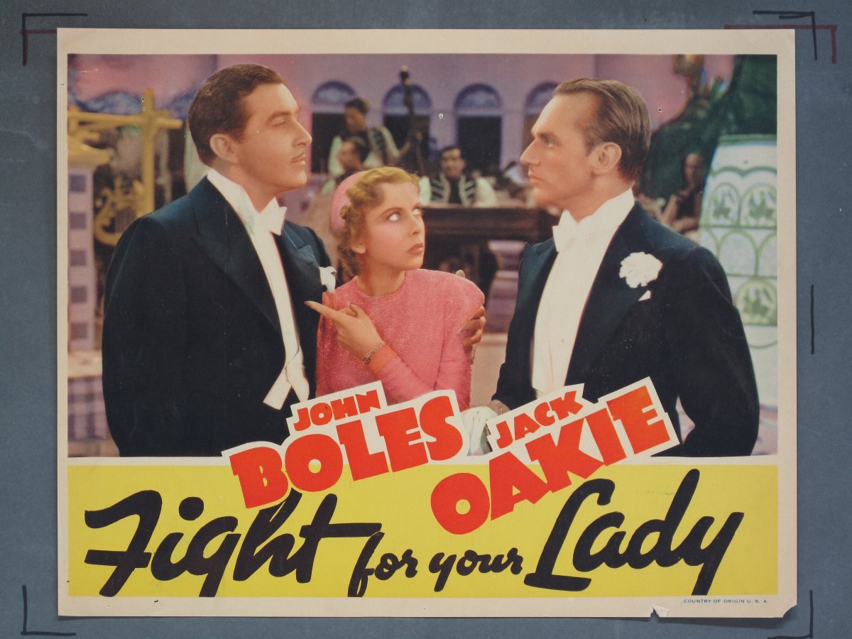 FIGHT FOR YOUR LADY (RKO) 1937 Title Card +(7) Lobby Cards - Image 5
