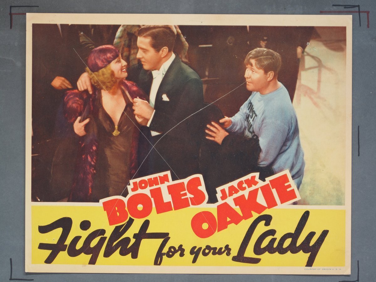 FIGHT FOR YOUR LADY (RKO) 1937 Title Card +(7) Lobby Cards - Image 6