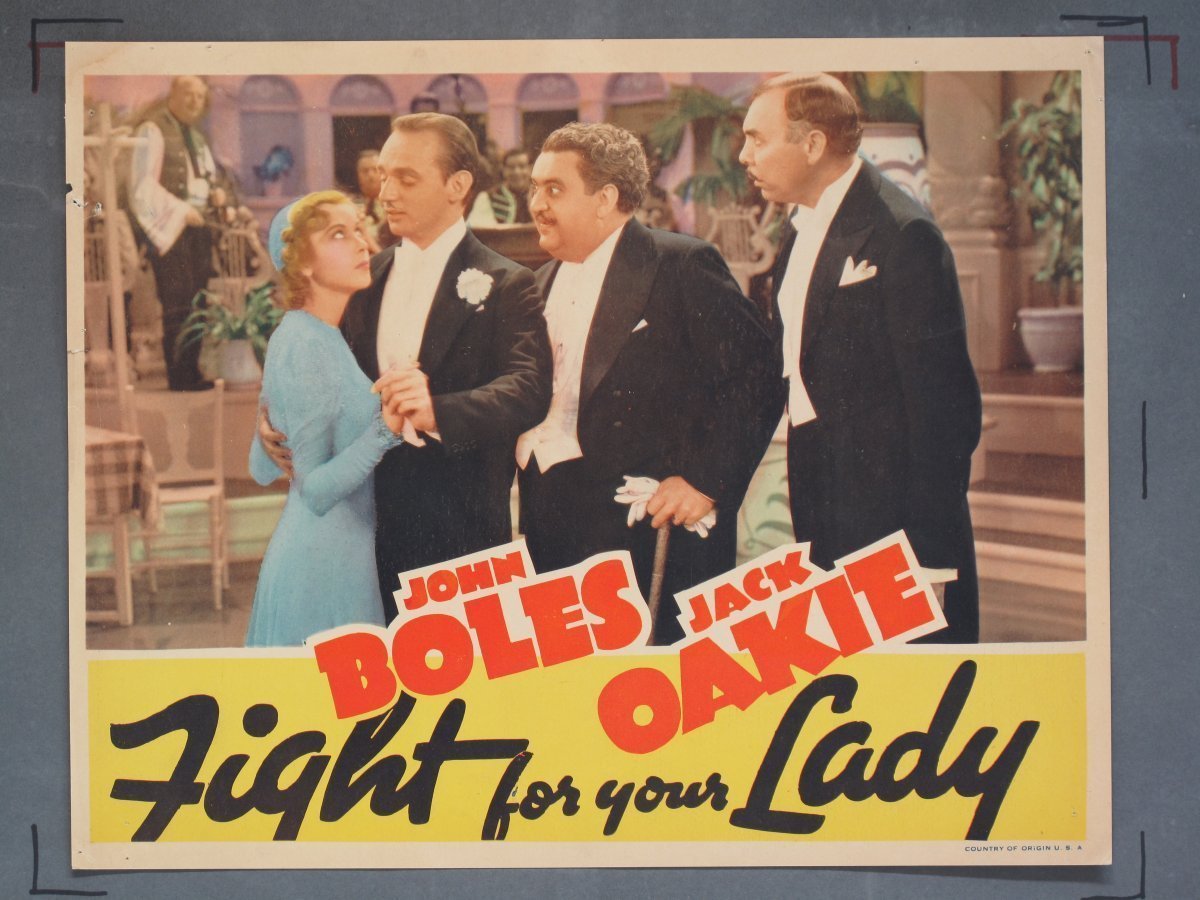 FIGHT FOR YOUR LADY (RKO) 1937 Title Card +(7) Lobby Cards - Image 7