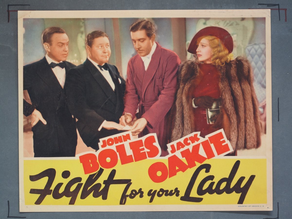 FIGHT FOR YOUR LADY (RKO) 1937 Title Card +(7) Lobby Cards - Image 8