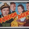 FOREIGN AGENT (Monogram) 1942 Title Card +(5) Lobby Cards
