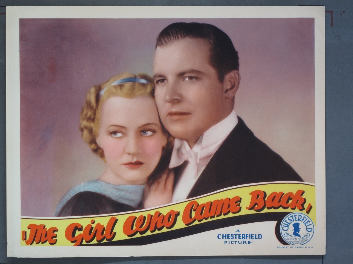 GIRL WHO CAME BACK (Chesterfield) 1935 Title Card +(7) Lobby Cards - Image 3