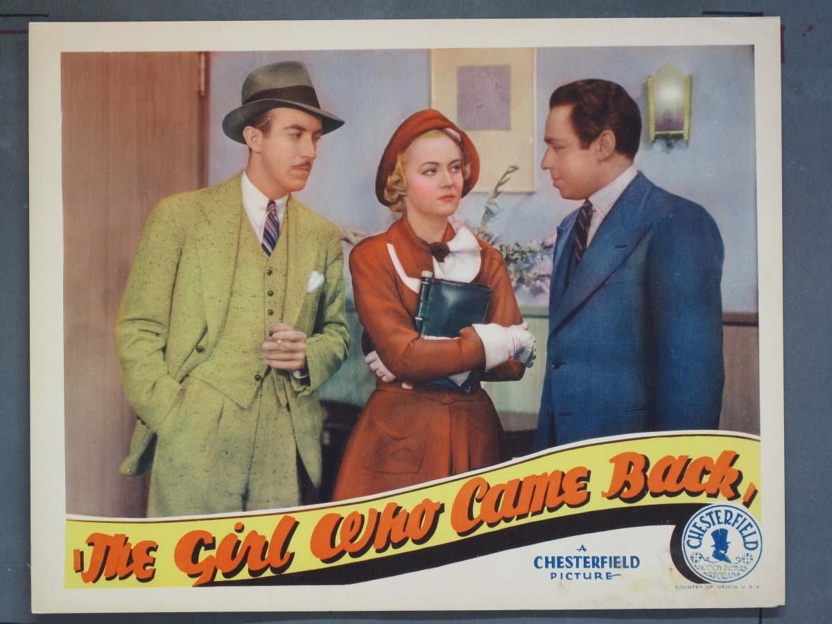 GIRL WHO CAME BACK (Chesterfield) 1935 Title Card +(7) Lobby Cards - Image 4