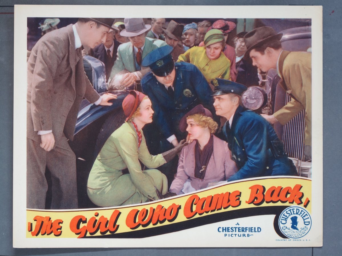 GIRL WHO CAME BACK (Chesterfield) 1935 Title Card +(7) Lobby Cards - Image 5