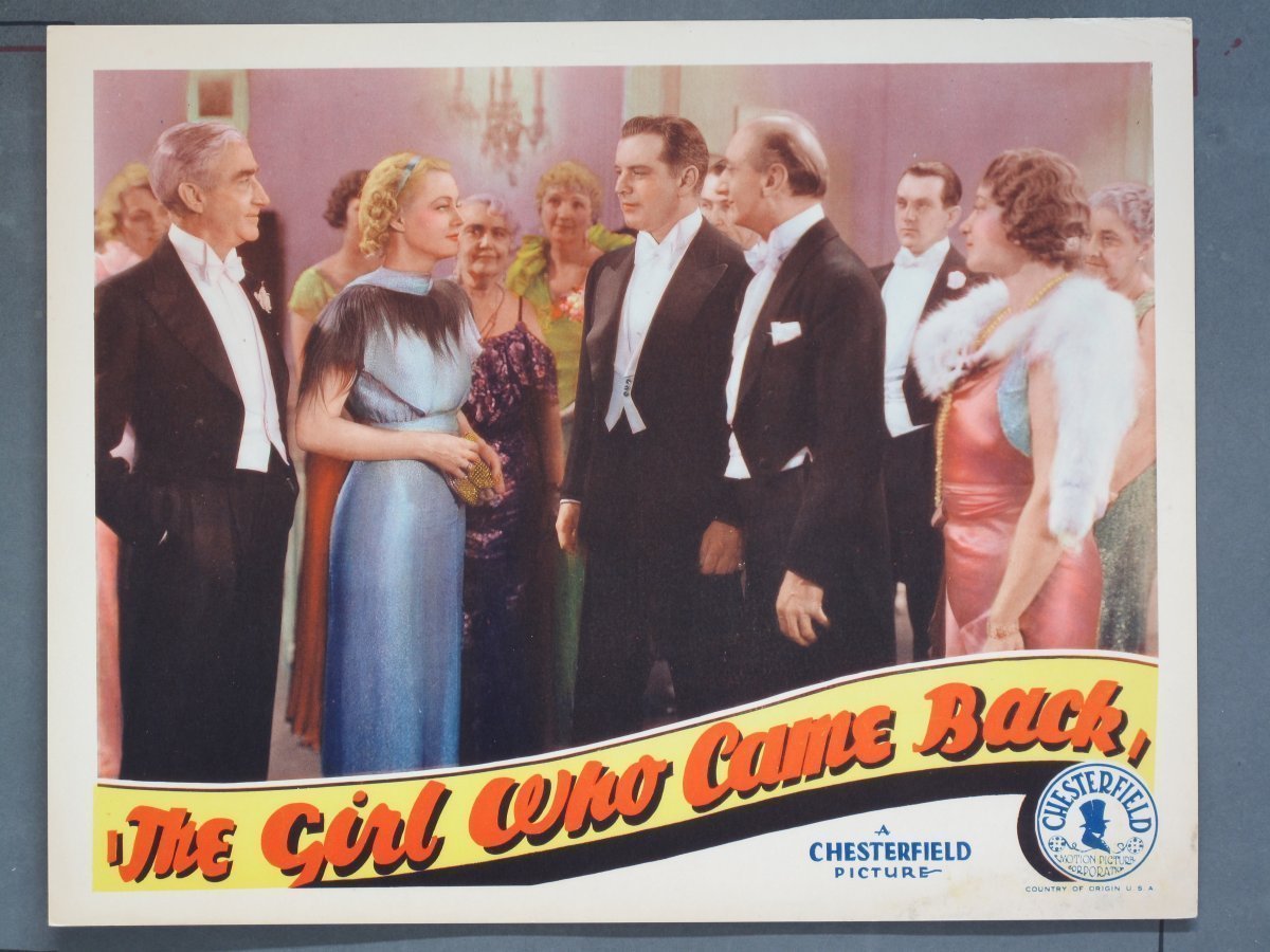 GIRL WHO CAME BACK (Chesterfield) 1935 Title Card +(7) Lobby Cards - Image 6