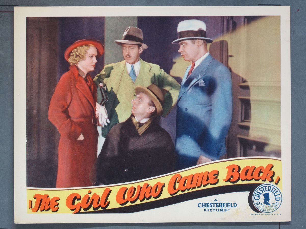 GIRL WHO CAME BACK (Chesterfield) 1935 Title Card +(7) Lobby Cards - Image 7