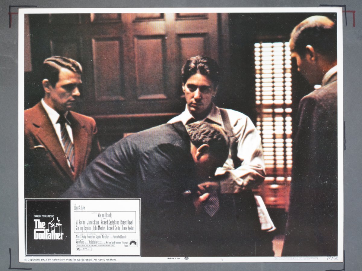 GODFATHER (Paramount) 1972 (8) Lobby Cards - Image 4