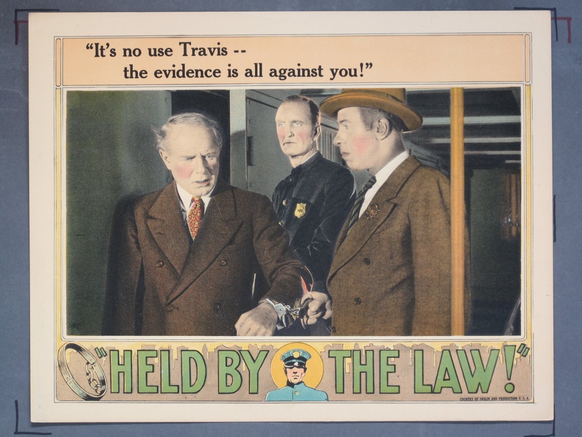 HELD BY THE LAW (Universal) 1927 (9) Lobby Cards - Image 9