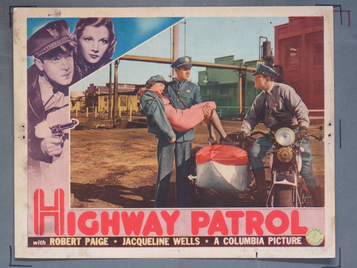 HIGHWAY PATROL (Columbia) 1938 Title Card +(7) Lobby Cards - Image 8