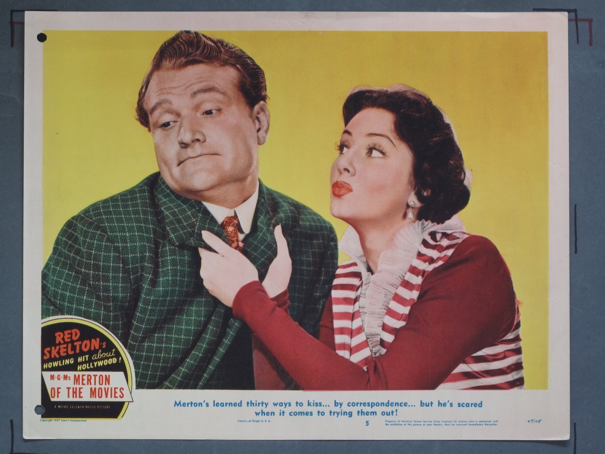 MERTON OF THE MOVIES (MGM) 1947 Title Card +(6) Lobby Cards - Image 6