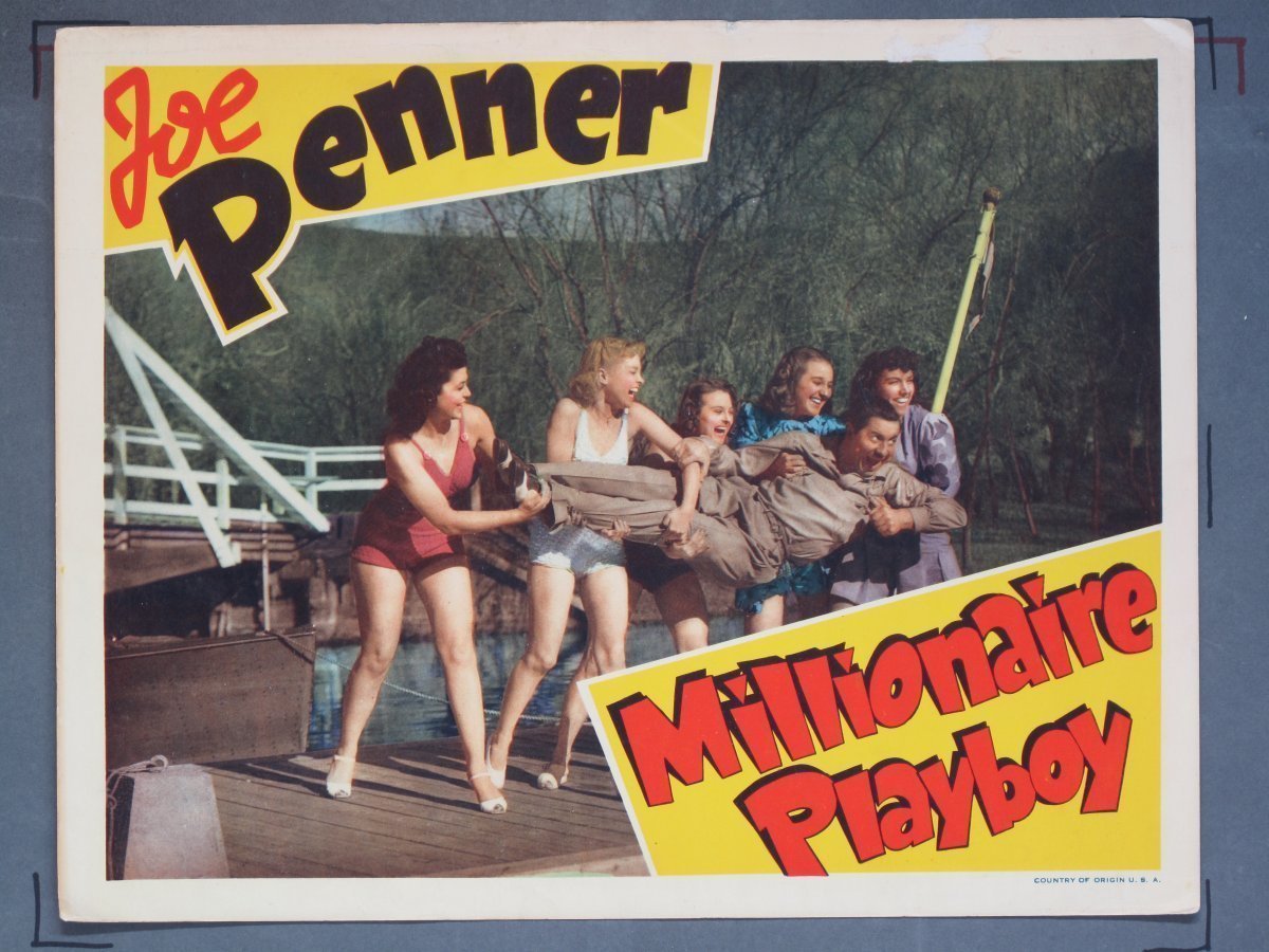 MILLIONAIRE PLAYBOY (RKO) 1940 Title Card + (7) Lobby Cards - Image 5