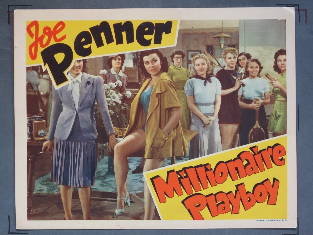 MILLIONAIRE PLAYBOY (RKO) 1940 Title Card + (7) Lobby Cards - Image 6