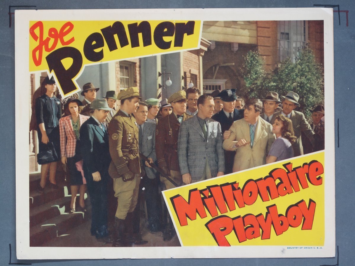 MILLIONAIRE PLAYBOY (RKO) 1940 Title Card + (7) Lobby Cards - Image 7