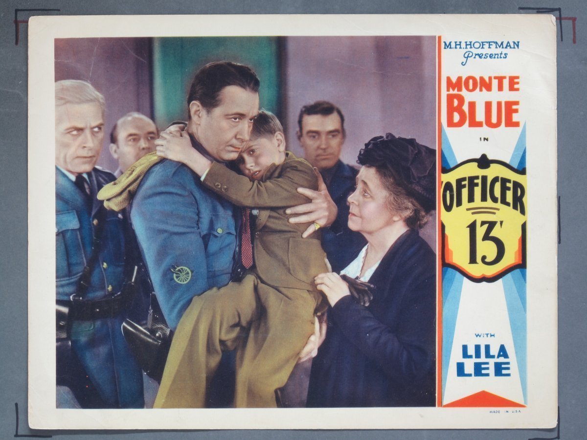 OFFICER 13 (Allied Productions) 1932 Title Card +(4) Lobby Cards - Image 2