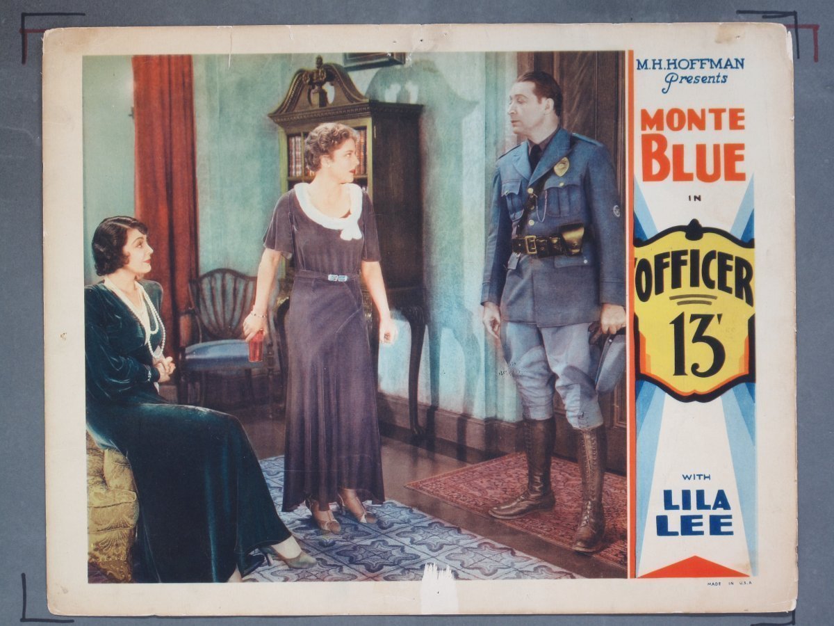 OFFICER 13 (Allied Productions) 1932 Title Card +(4) Lobby Cards - Image 5