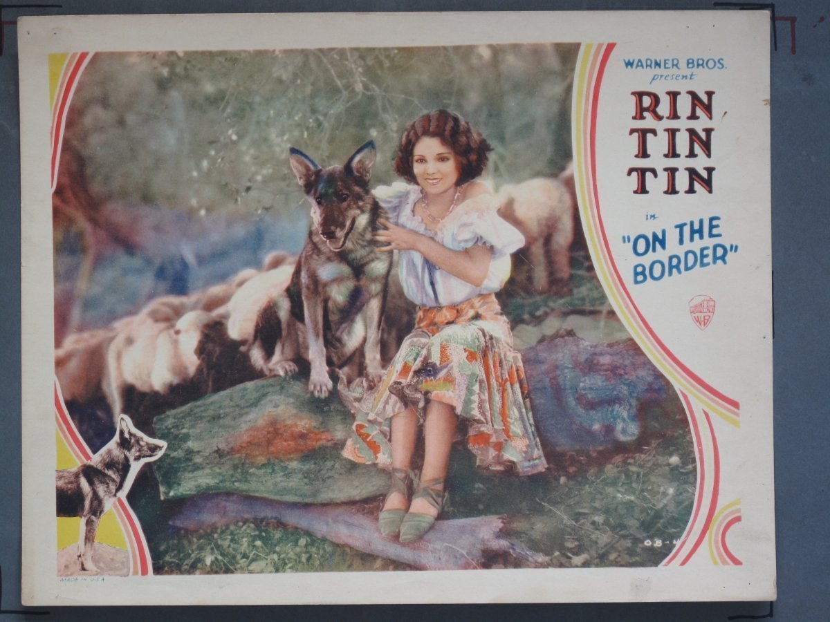 ON THE BORDER (Warner Bros) 1930 Title Card +(6) Lobby Cards - Image 2