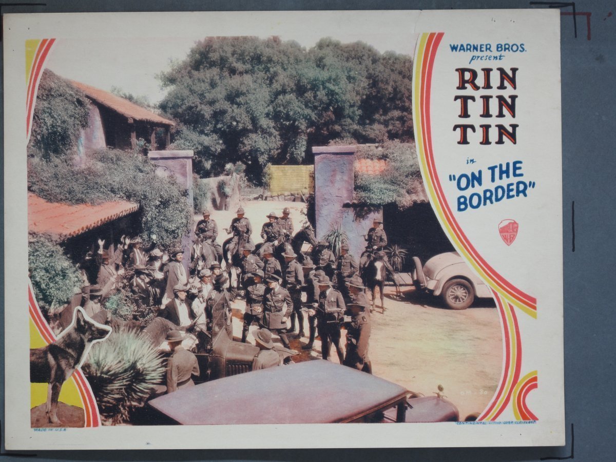ON THE BORDER (Warner Bros) 1930 Title Card +(6) Lobby Cards - Image 4