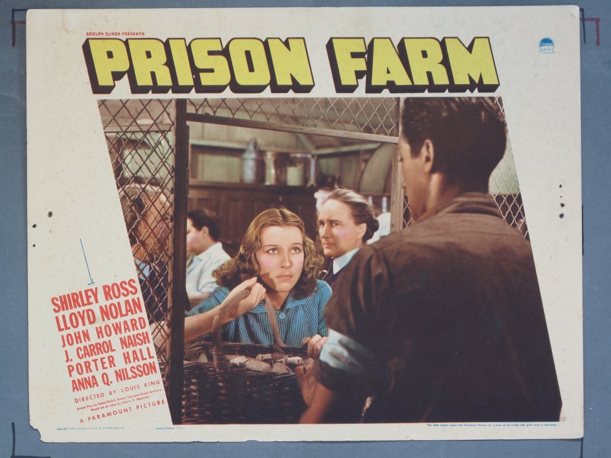 PRISON FARM (Paramount) 1938 (8) Lobby Cards - Image 2