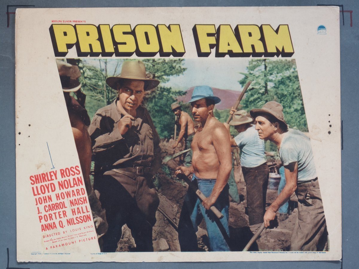 PRISON FARM (Paramount) 1938 (8) Lobby Cards - Image 3